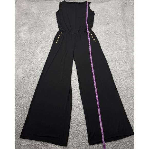 Lauren Ralph Lauren Womens Small Jumpsuit Wide Leg Minimalist Capsule Evening - Picture 11 of 16